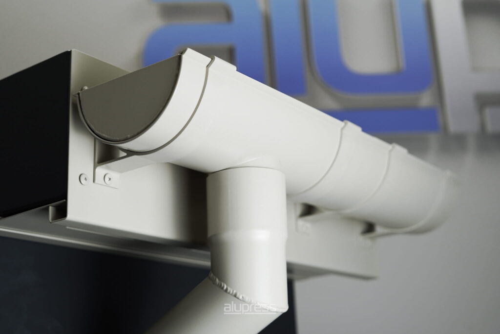 half round aluminium gutters manufactured in ireland