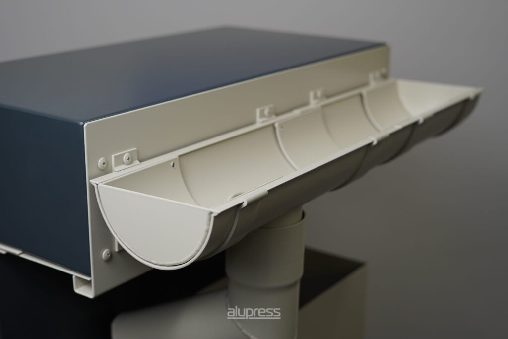 half round aluminium gutters manufactured in ireland