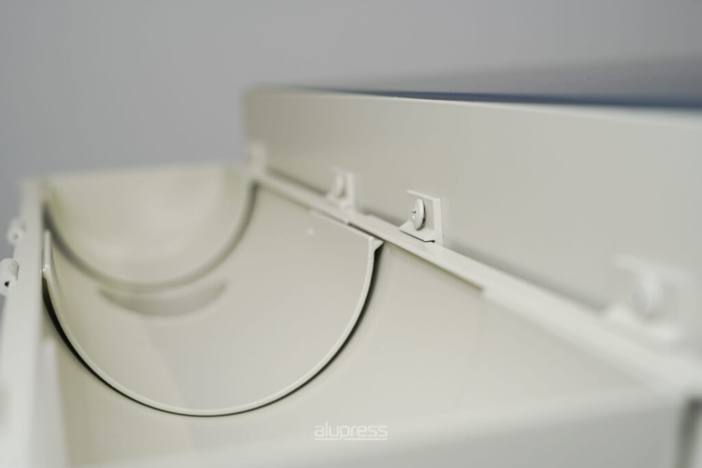 half round aluminium gutters manufactured in ireland