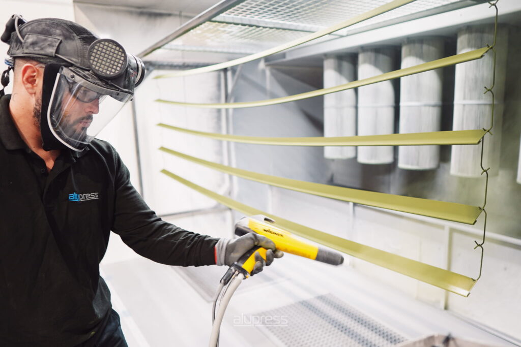powder coating aluminium Ireland