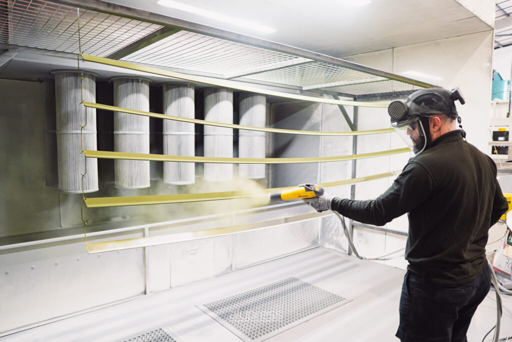 powder coating aluminium Ireland