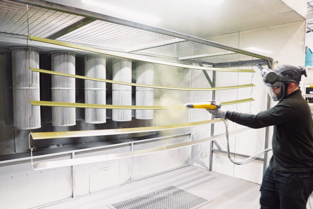 powder coating aluminium Ireland