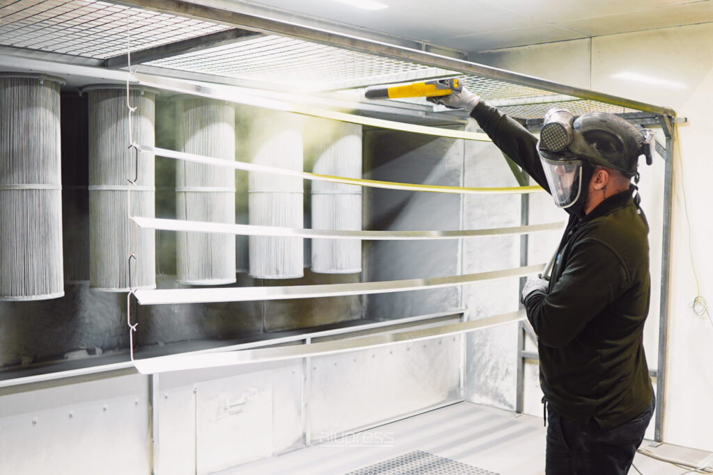 powder coating aluminium Ireland