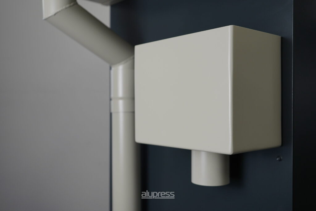 aluminium round downpipes available in various sizes and made in Ireland