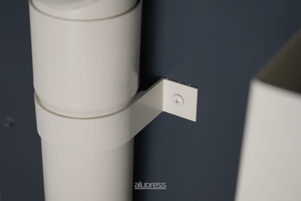 aluminium round downpipes available in various sizes and made in Ireland