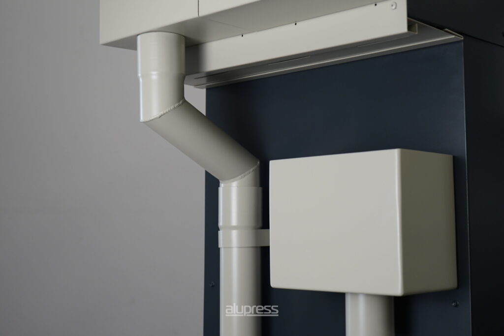 aluminium round downpipes available in various sizes and made in Ireland