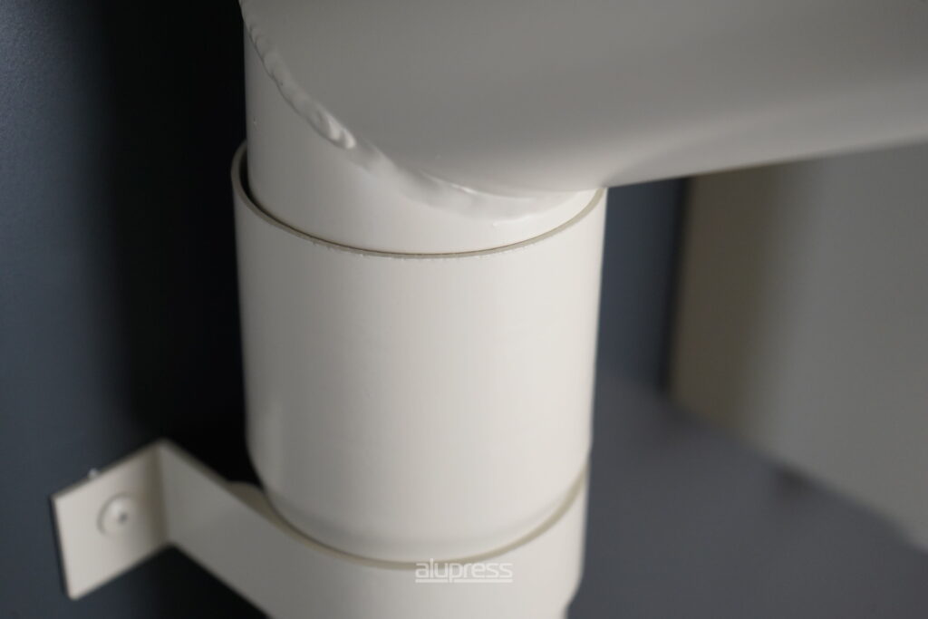 aluminium round downpipes available in various sizes and made in Ireland