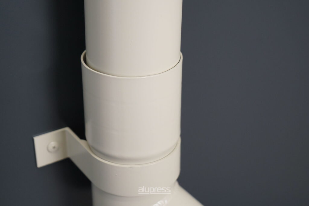 aluminium round downpipes available in various sizes and made in Ireland