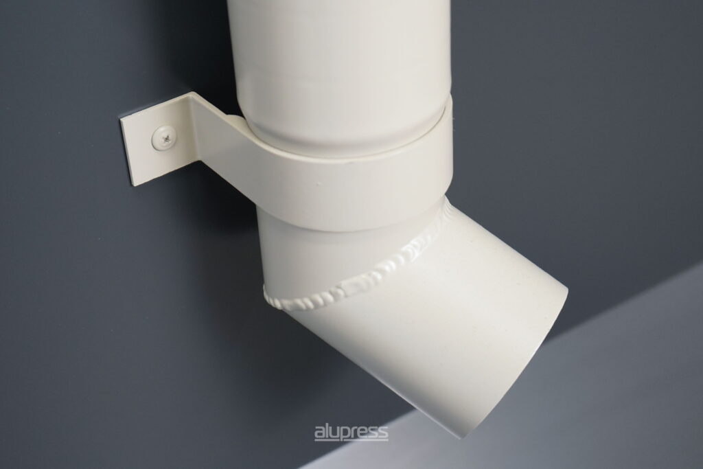 aluminium round downpipes available in various sizes and made in Ireland