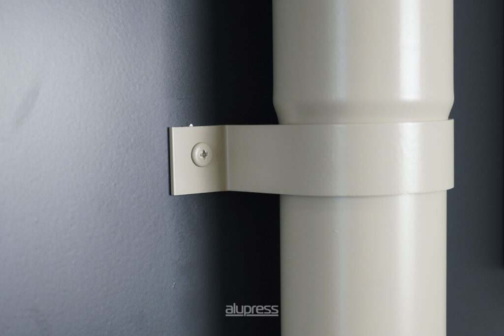 aluminium round downpipes available in various sizes and made in Ireland