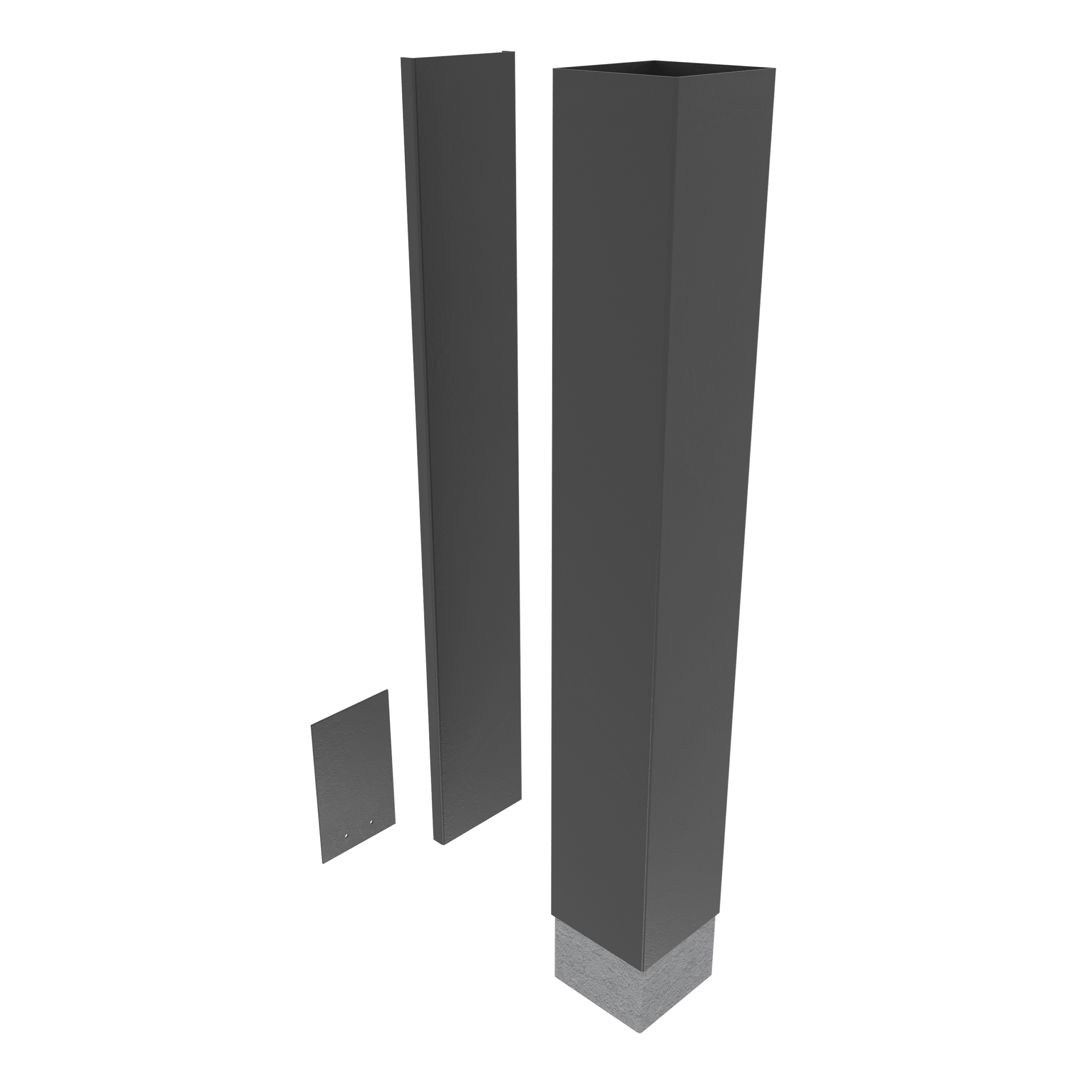 Anti-Vandal Square Aluminium Downpipes