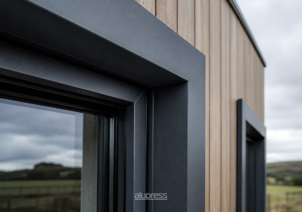 architectural aluminium window surround feature window