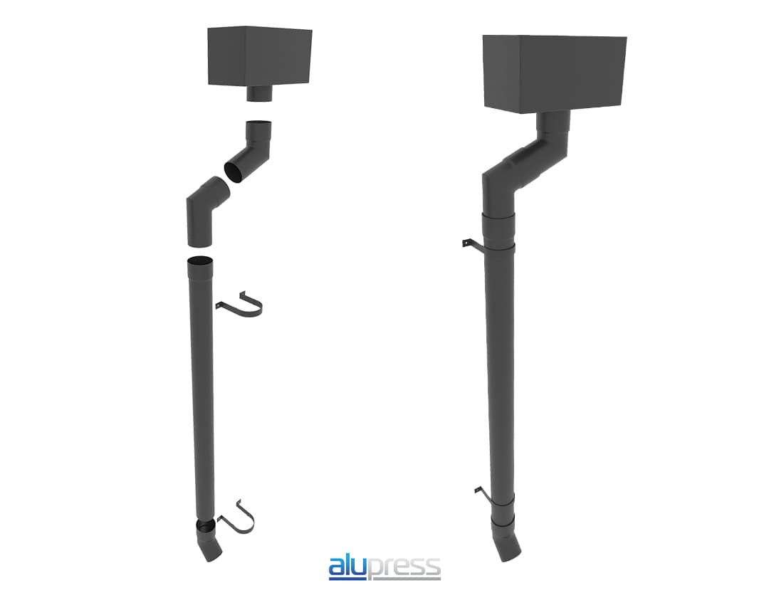 Aluminium Round Downpipes